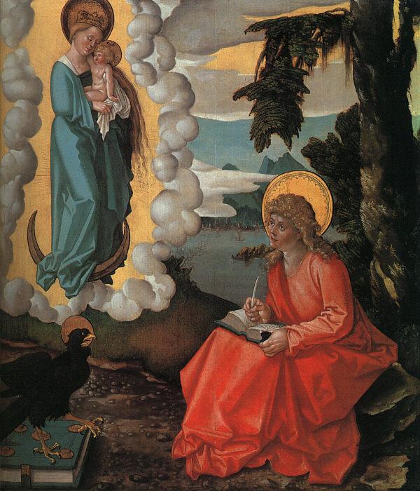 Hans Baldung Grien Saint John on Patmos oil painting image